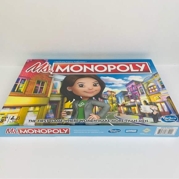 Ms. Monopoly Hasbro Gaming Board Game Parker Brothers Ages 8+ Women Investors - Picture 6 of 6